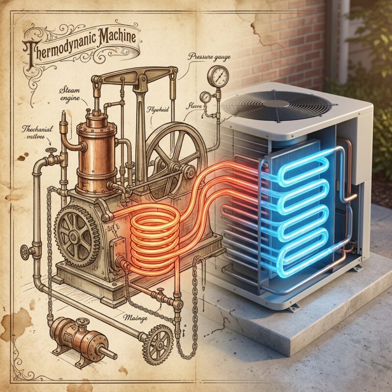 Quién inventó la bomba de calor