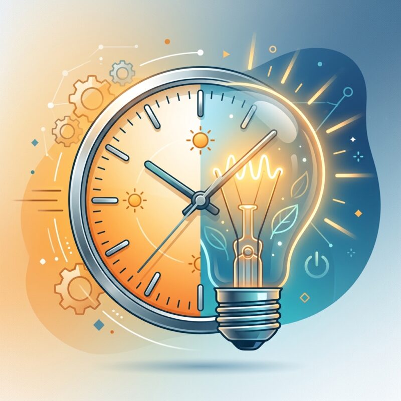 Cambio de horario y ahorro energético